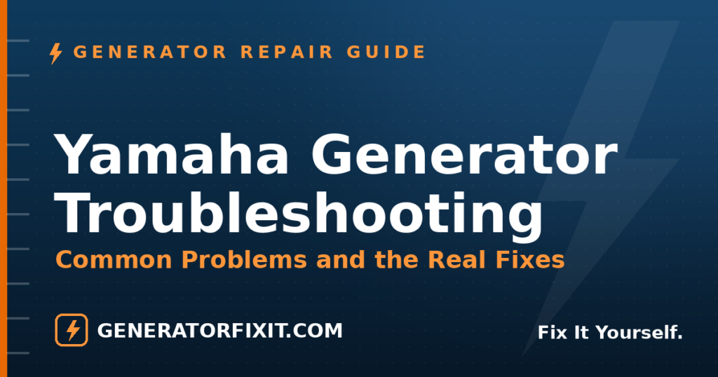 Yamaha Generator Troubleshooting: Common Problems and Fixes