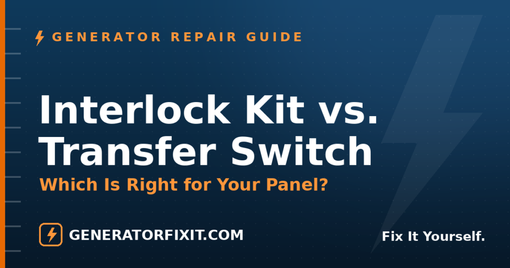 Generator Interlock Kit vs. Transfer Switch: Which Is Right for You?